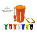 3" Air Horn Noisemaker w/Lanyard- Orange